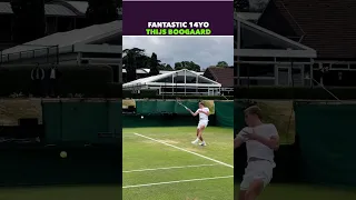 FANTASTIC 14 YO THIJS BOOGAARD #tennis #shorts