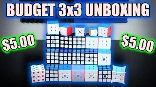 Budget Speedcubes Under $5 Unboxing! | Cubeorithms (SpeedCubeShop)