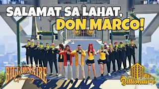 HULING ARAW ni DON MARCO, LAST STREAM ni VON ORDONA! NAKAKALUNGKOT!- Billionaire City RP GTA 5