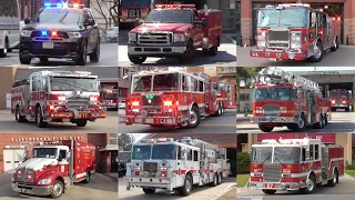 Fire Trucks Police & EMS Responding Compilation 2023 #3: February 2023 Recordings