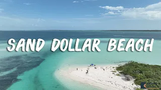The South End of Sand Dollar Beach on The South Side of Stocking Island, Exuma, Bahamas