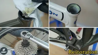 [ASMR] Restoration -  Abandoned bike, Dahon Minivelo