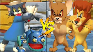 Tom and Jerry in War of the Whiskers Tom And Robot Cat Vs Lion And Monster Jerry (Master Difficulty)