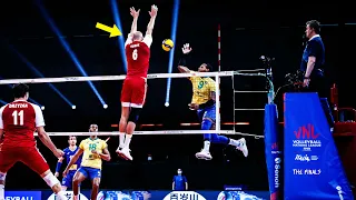 20 Monster Volleyball Blocks That Shocked the World !!!