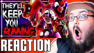 [SFM FNaF] THEY’LL KEEP YOU RUNNING - Fazbear Frights Collab (Books 1-5) #FNAF REACTION!!!