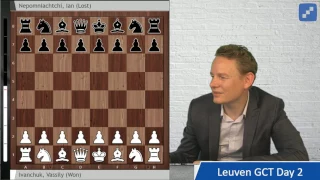 Grand Chess Tour, Leuven 2017: Highlights Day 2