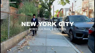 [4k] NEW YORK CITY - Walking Hasidic Jewish Community of Borough Park, Brooklyn NYC (Part 1)