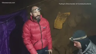 The latest on trapped US explorer in Turkish cave