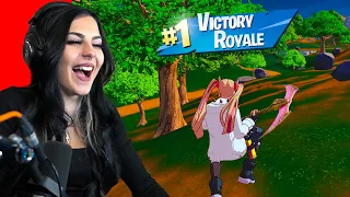 Am învățat-o să joace Fortnite (A DEVENIT PRO)  - !