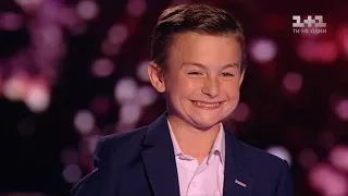 Dmytro Chakun 'One way ticket' – Blind Audition – Voice.Kids – season 4