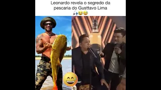 LEONARDO REVELA SEGREDO DO GUSTTAVO LIMA NA PESCARIA