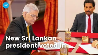 New Sri Lankan president voted in