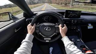 2024 Lexus IS300 F Sport: POV Drive, Impressions and ASMR