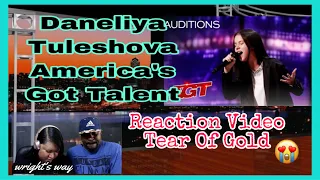 Daneliya Tuleshova America's Got Talent Audition Reaction Video/Tears Of Gold