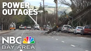 Storm knocks out power for hundreds of thousands of PG&E customers