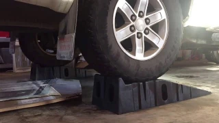 Rhino ramps max on wet garage floor