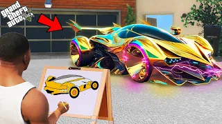 Franklin Find Biggest And Fastest God Car Through Magical Painting In Gta V