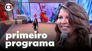 Marília Mendonça e sua estreia na televisão brasileira | Encontro com Fátima Bernardes | TV Globo