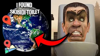 I Found Skibidi Toilet 🚽 On Google Maps! 😱