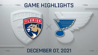 NHL Highlights | Panthers vs. Blues - Dec. 7, 2021