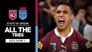 Every try from Ampol State of Origin II, 2023 | Queensland Maroons v NSW Blues | NRL