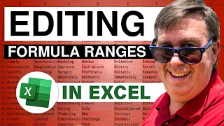 Excel - Mastering Formula Range Editing in Microsoft Excel | Excel Tutorial - Episode 575