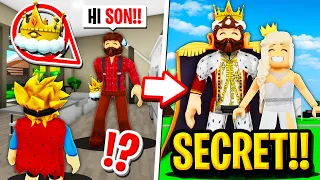 My Parents Were SECRETLY ROYALE in Roblox BROOKHAVEN RP!!