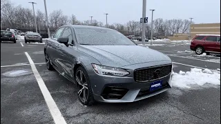 2020 Volvo S90 T6 R-Design walkaround and horn