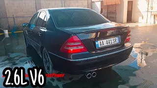 Mercedes Benz C240 V6 W203 Exhaust Sound