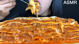 ASMR Cheesy Lasagna | Mukbang (Eating sounds)