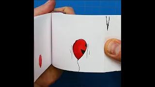 Flipbook Ballon #shorts #tiktok #viral #drawing #flipbook #flipbookdrawing