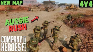 Australian Onslaught | 4V4 | Company of Heroes 3