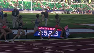 Hiltz & McGee CRUISE in Olympic Trials 1500m Women Semi-Finals!