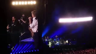 Ringo Starr joins Paul McCartney on stage at Dodger Stadium - 2019