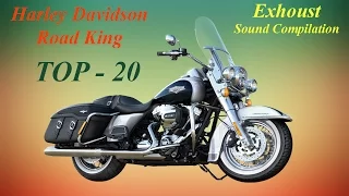 Harley Davidson Road King best exhaust sounds. Top 20