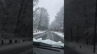 cologne Germany Snow fall