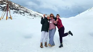 АЛЯСКА. Арктическая долина. Arctic Valley Ski  Area. Snow tubing. ALASKA.