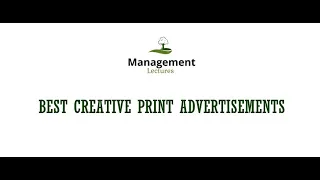 Best Creative Print Advertisements