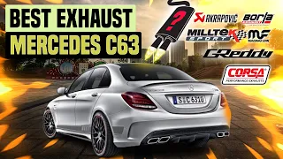 Mercedes C63 AMG Exhaust Sound 🔥 Review,Upgrade,Mods,Sedan,Coupe,Stock,Akrapovic,Armytrix,AWE +