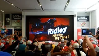 Ridley Reveal for Super Smash Bros. Ultimate Live Reactions at Nintendo NY