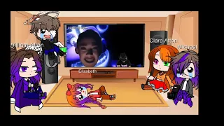 The Afton Family reacted to Eddievr playing five nasty ass fools aka fnaf #eddievr #funny