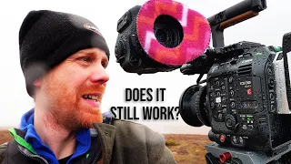 Are cinema cameras WATERPROOF? Filming in rain, fog & mud on the moors