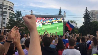 Penalty Russia - Spain -1:1(4:3). Ivanovo, Pushkina St.