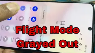 Samsung A71 New Problem Flight Mode Grayed Out Solution