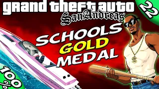 GTA San Andreas [:22:] ALL SCHOOLS- Driving, Boat, Bike, Pilot [100% Walkthrough]