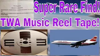 TWA (Trans World Airlines) Series 14 Easy Listening Reel To Reel Tape! Archive Link In Description!