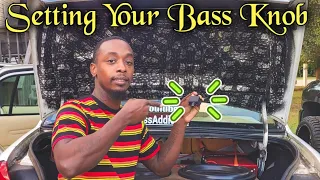 How To Adjust Your Bass Knob & Amplifier| Sundown Sfb 8k| Fast & Easy| No Expensive Equipment Needed