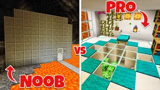 Aphmau Crew builds a SECRET BASE | NOOB vs PRO