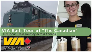 Tour of "The Canadian" on VIA Rail - Canada By Train