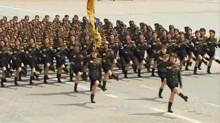 I put some Bee Gees over some North Korean marching BUT it gets faster every cycle